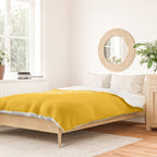 Motivational words smile today yellow Duvet Cover Gallery Image 2