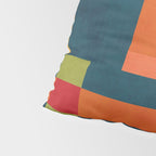 Modern Colorful Geometric Original Artwork Pillow Sham Gallery Image 4