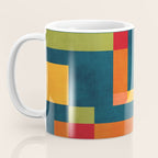 Modern Colorful Geometric Original Artwork Coffee Mug Gallery Image 3