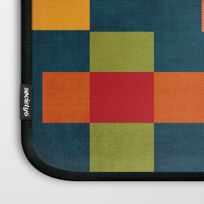 Modern Colorful Geometric Original Artwork Laptop Sleeve Gallery Image 3