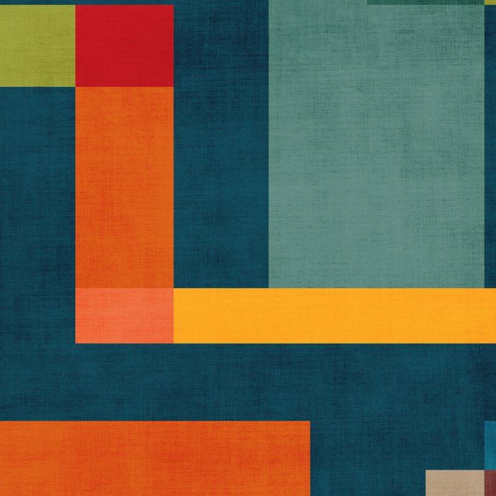 Modern Colorful Geometric Original Artwork Coffee Mug Gallery Image 2