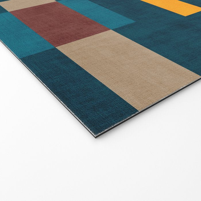 Modern Colorful Geometric Original Artwork Welcome Mat Gallery Image 2