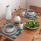 Modern Colorful Geometric Original Artwork Placemat Gallery Image 2