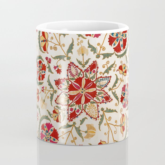 Nurata Suzani Bokhara Uzbekistan Embroidery Print Coffee Mug Gallery Image 4