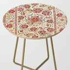Nurata Suzani Bokhara Uzbekistan Embroidery Print Side Table Gallery Image 2