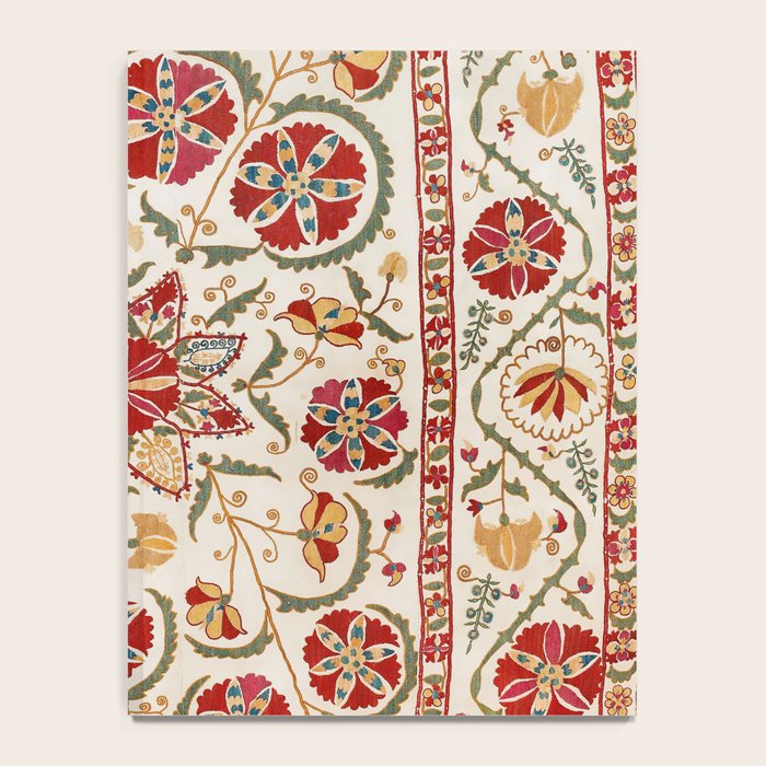 Nurata Suzani Bokhara Uzbekistan Embroidery Print Notebook Gallery Image 4