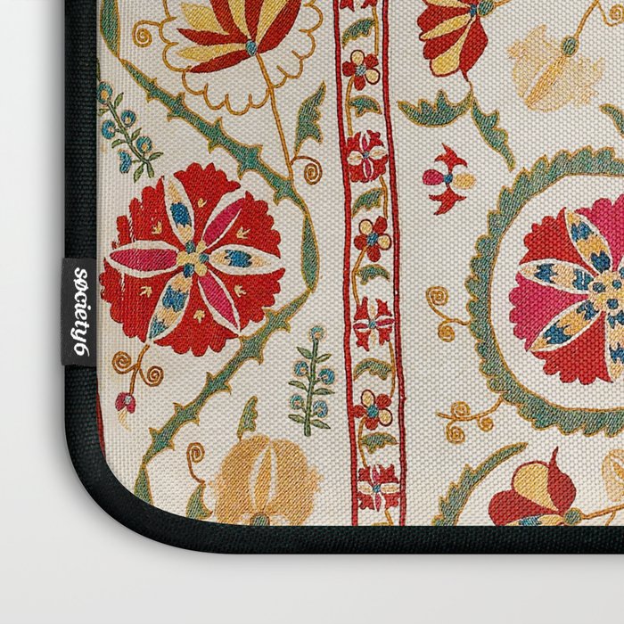 Nurata Suzani Bokhara Uzbekistan Embroidery Print Laptop Sleeve Gallery Image 3