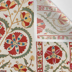 Nurata Suzani Bokhara Uzbekistan Embroidery Print Wall Tapestry Gallery Image 3