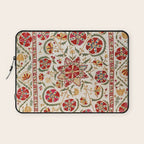 Nurata Suzani Bokhara Uzbekistan Embroidery Print Laptop Sleeve Gallery Image 1