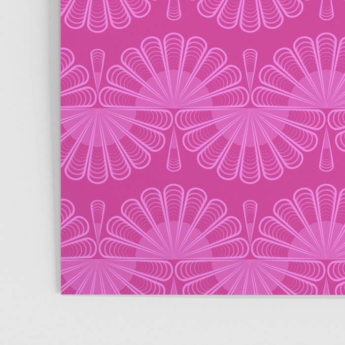 Pink neon bright geometric pattern  Poster Gallery Image 3