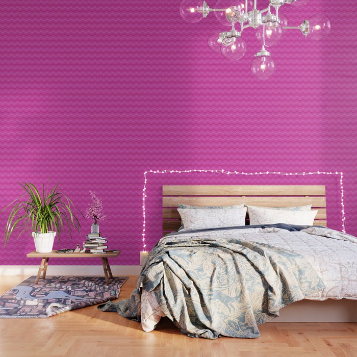 Pink neon bright geometric pattern  Wallpaper Gallery Image 3