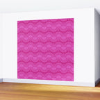 Pink neon bright geometric pattern  Wall Mural Gallery Image 2