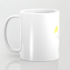 yellow buttercup flower watercolor Coffee Mug Gallery Image 3