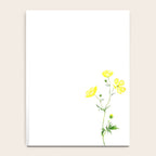 yellow buttercup flower watercolor Notebook Gallery Image 4