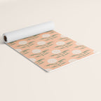 Charming Floral . Peach Fuzz Yoga Mat Gallery Image 2