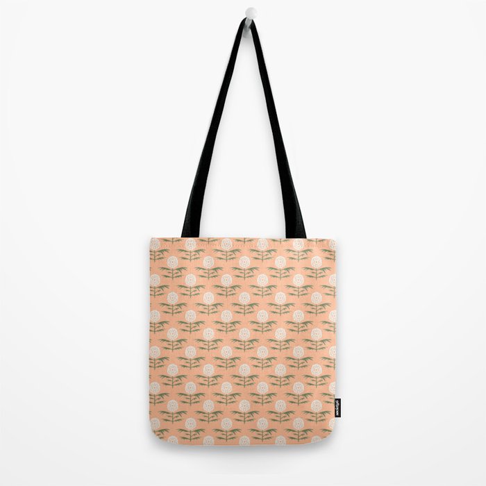 Charming Floral . Peach Fuzz Tote Bag Gallery Image 2