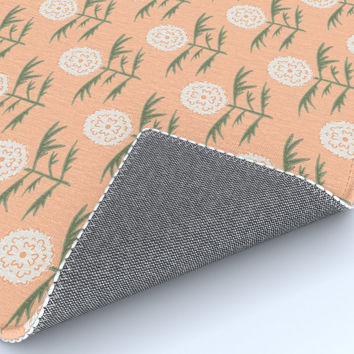 Charming Floral . Peach Fuzz Rug Gallery Image 4