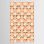 Charming Floral . Peach Fuzz Tablecloth Gallery Image 2