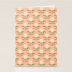 Charming Floral . Peach Fuzz Stationery Card Gallery Image 2