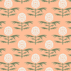 Charming Floral . Peach Fuzz Coffee Mug Gallery Image 2