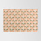 Charming Floral . Peach Fuzz Rug Gallery Image 2