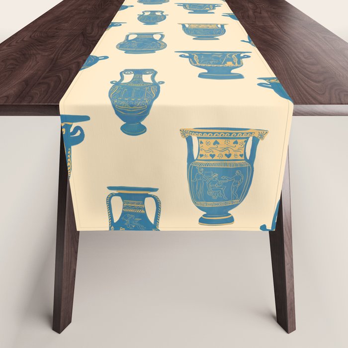 Terracotta Vessels from Italy Table Runner Gallery Image 1