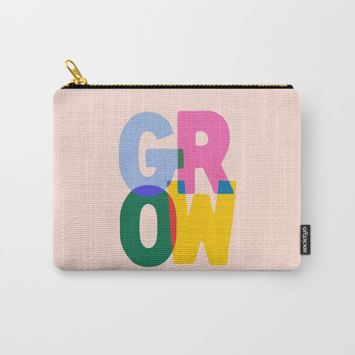 Grow: Peach Edition Carry All Pouch Gallery Image 1