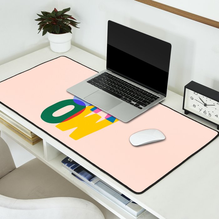 Grow: Peach Edition Desk Mat Gallery Image 2