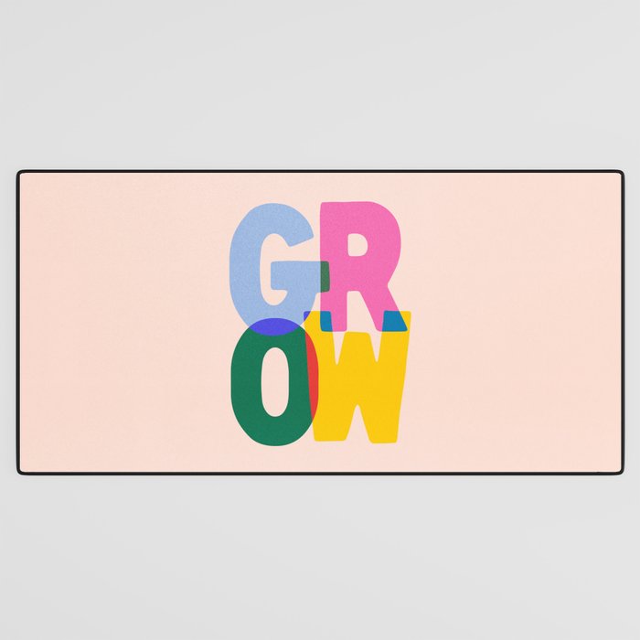 Grow: Peach Edition Desk Mat Gallery Image 3