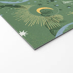 Greenish starry lunar sky Welcome Mat Gallery Image 2