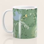 Greenish starry lunar sky Coffee Mug Gallery Image 3
