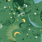 Greenish starry lunar sky Coffee Mug Gallery Image 2