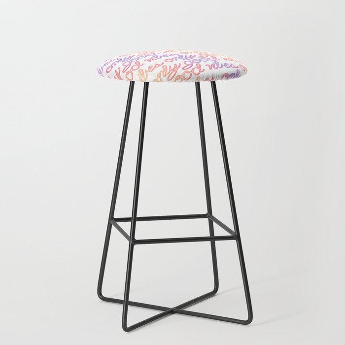 Good Vibes Only - Rainbow Stool Gallery Image 1