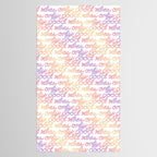 Good Vibes Only - Rainbow Tablecloth Gallery Image 2