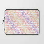 Good Vibes Only - Rainbow Laptop Sleeve Gallery Image 1
