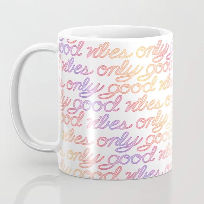 Good Vibes Only - Rainbow Coffee Mug Gallery Image 3