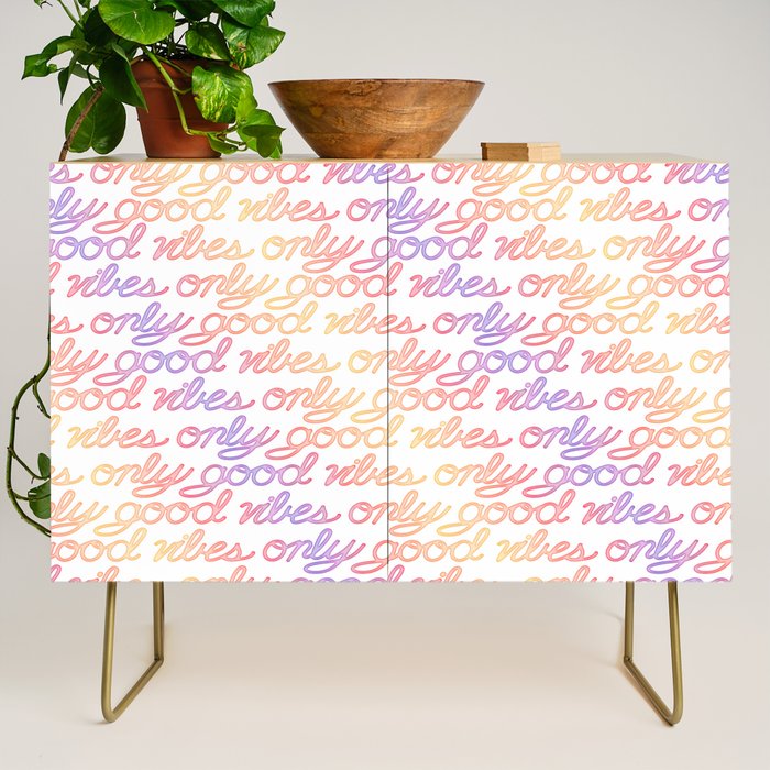 Good Vibes Only - Rainbow Credenza Gallery Image 1
