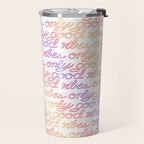Good Vibes Only - Rainbow Travel Mug Gallery Image 2