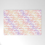 Good Vibes Only - Rainbow Welcome Mat Gallery Image 1