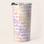 Good Vibes Only - Rainbow Travel Mug Gallery Image 3