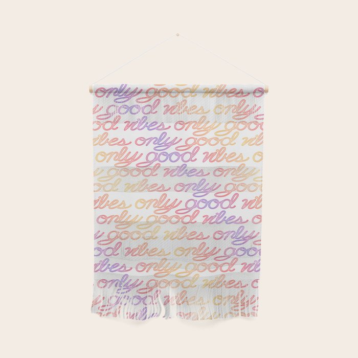 Good Vibes Only - Rainbow Wall Hanging Gallery Image 1