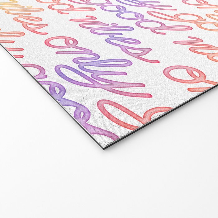 Good Vibes Only - Rainbow Welcome Mat Gallery Image 2
