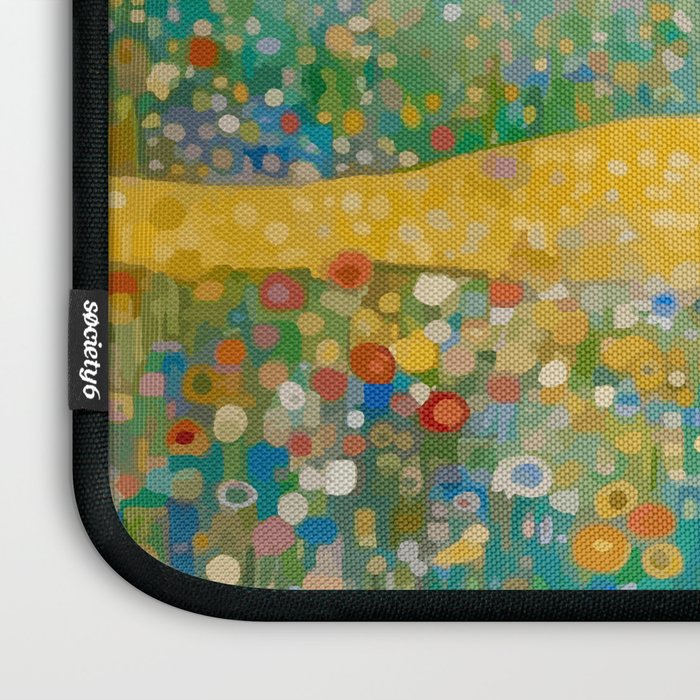 Klimt Style Flower Garden Paradise Laptop Sleeve Gallery Image 3