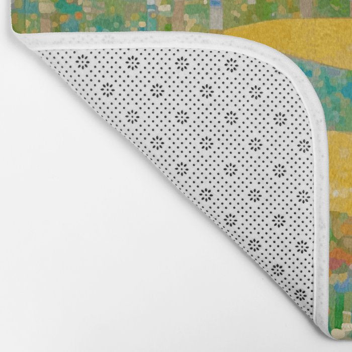 Klimt Style Flower Garden Paradise Bath Mat Gallery Image 2