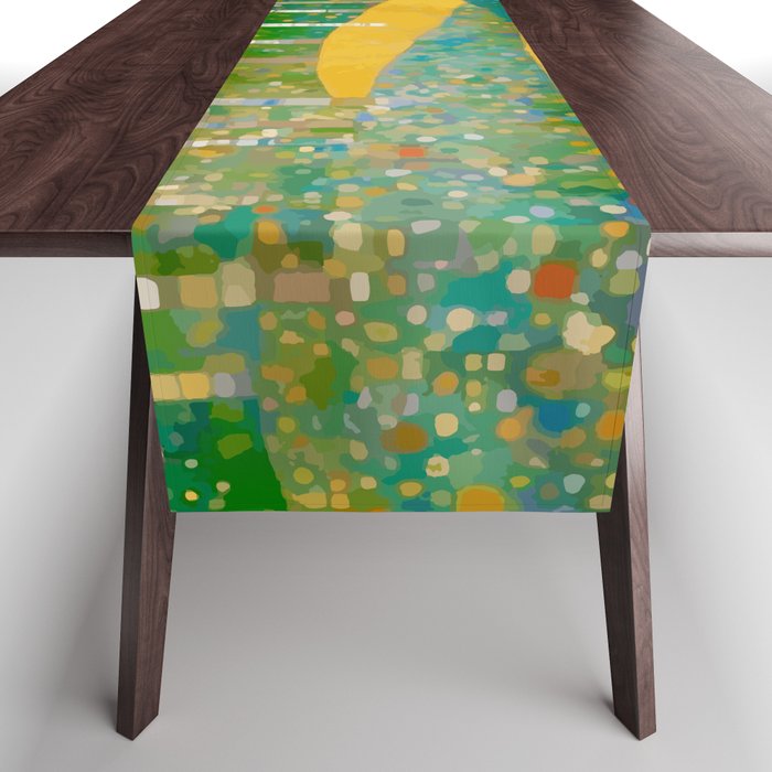 Klimt Style Flower Garden Paradise Table Runner Gallery Image 1