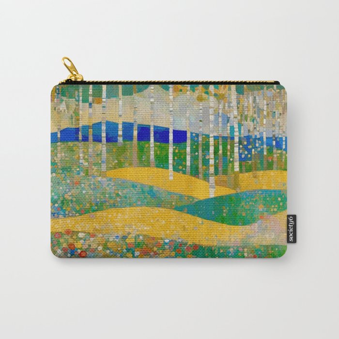 Klimt Style Flower Garden Paradise Carry All Pouch Gallery Image 1