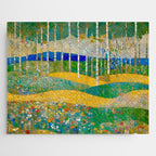 Klimt Style Flower Garden Paradise Jigsaw Puzzle Gallery Image 1