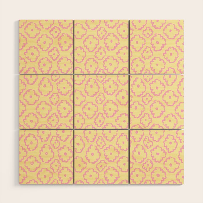 Floral Whimsy Wood Wall Art Gallery Image 1
