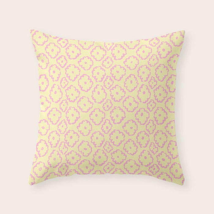 Floral Whimsy Throw Pillow Gallery Image 6