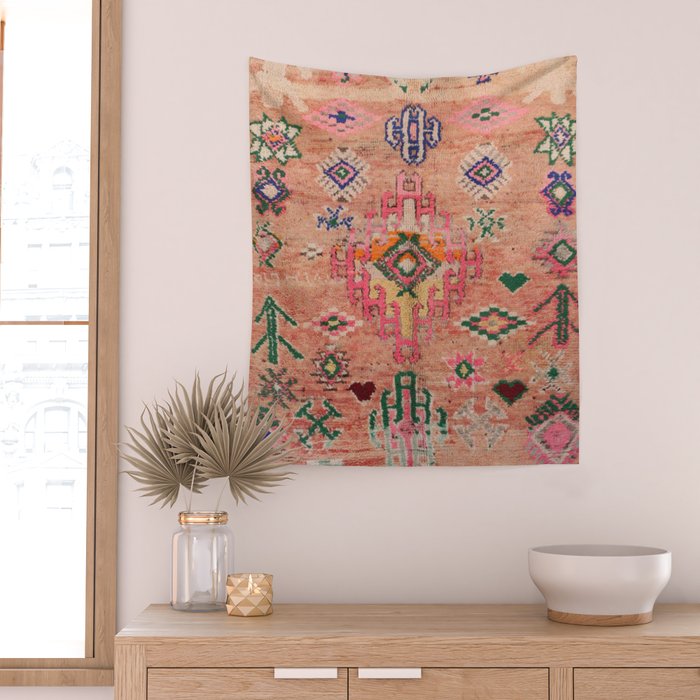 Moroccan Berber Traditional Carpet Wall Tapestry Gallery Image 2